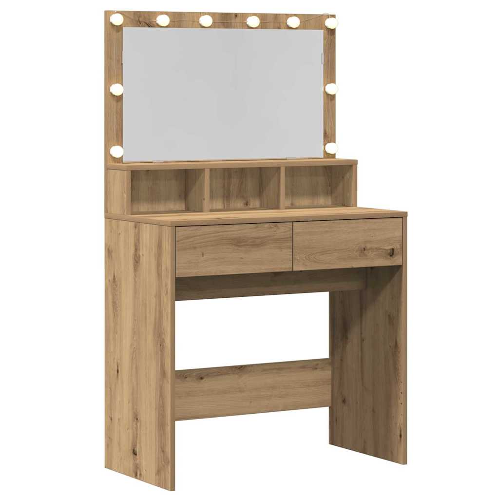 Tavolo da Trucco Rovere artigianale 80 x 41 x 134,5 cm