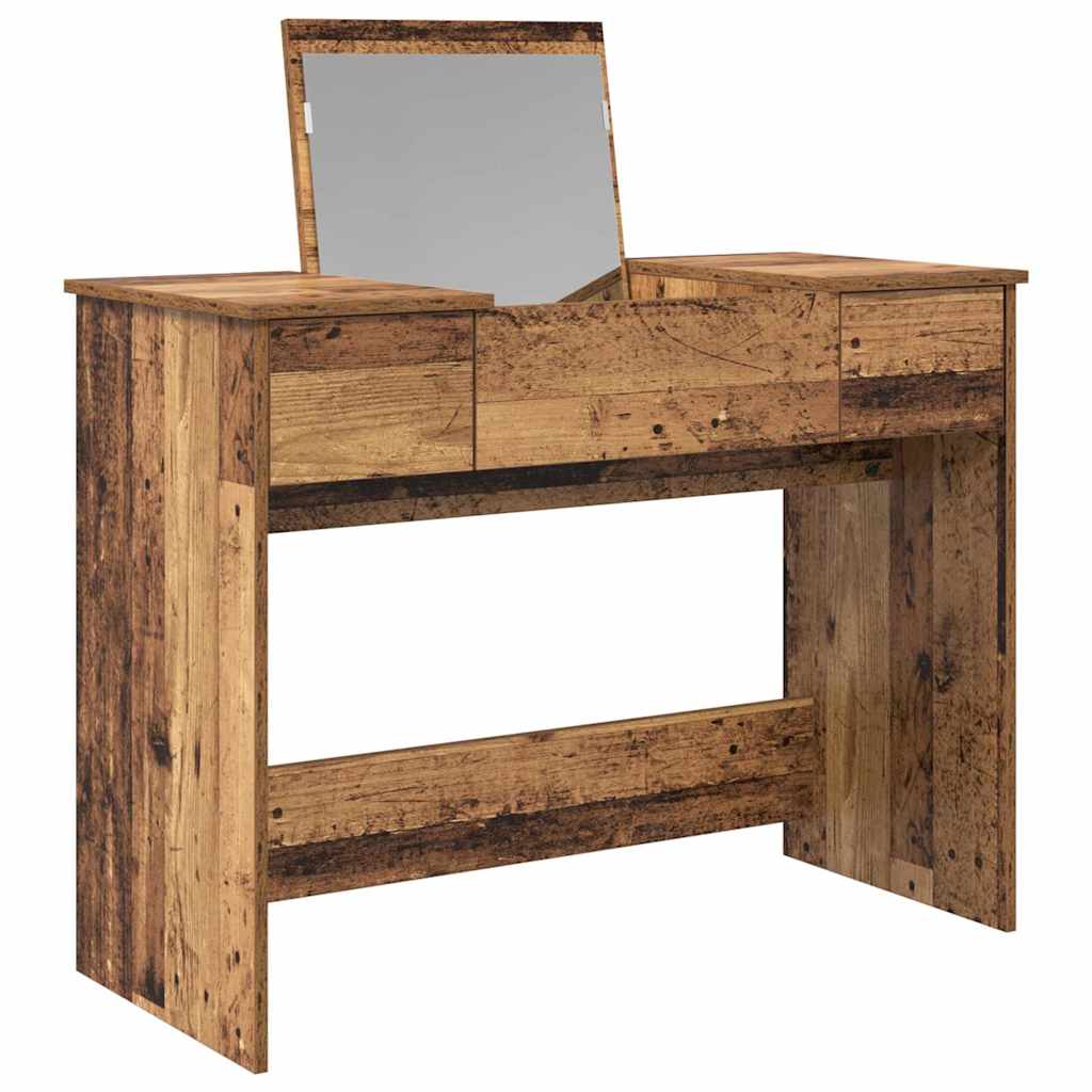 Tavolo per Cosmetici Legno vecchio 100 x 45 x 76 cm