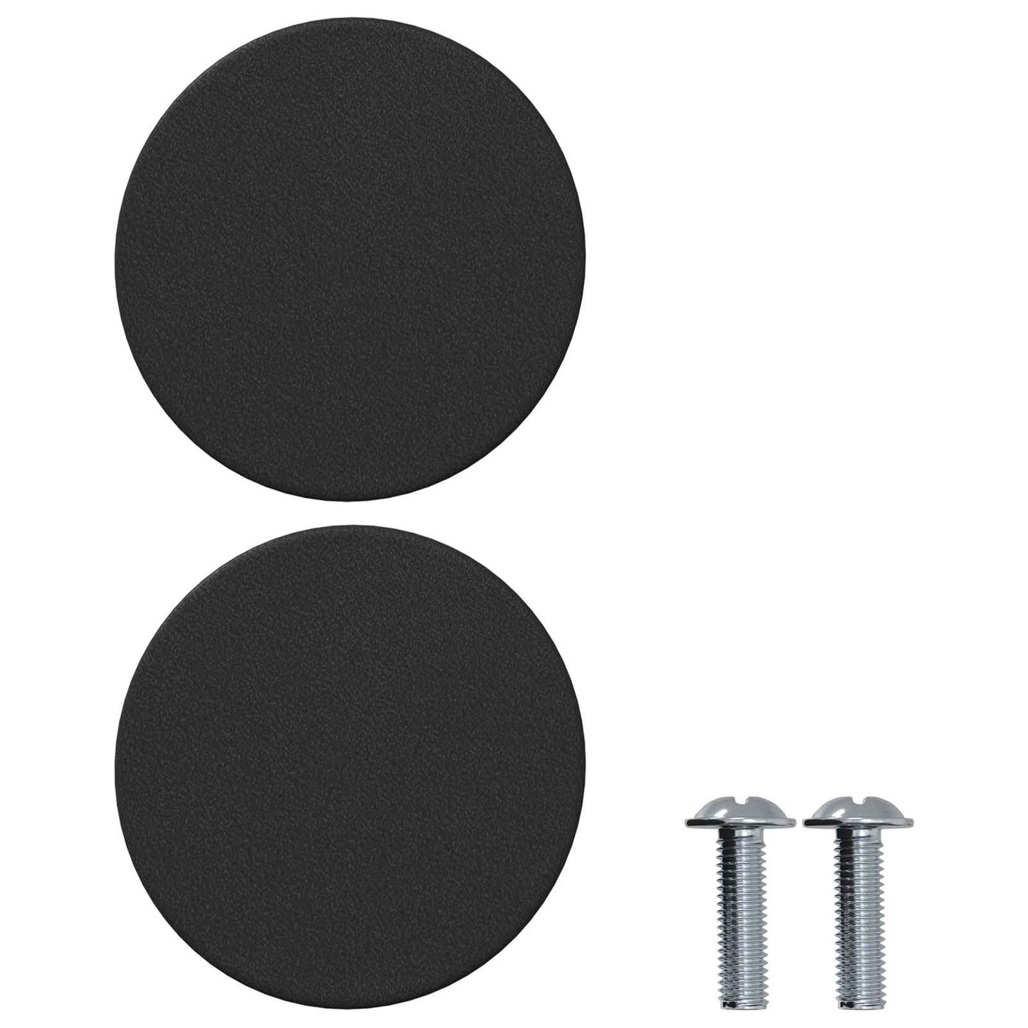 Maniglie per Armadi 12 pcs Nero M4 x 12 mm Ferro