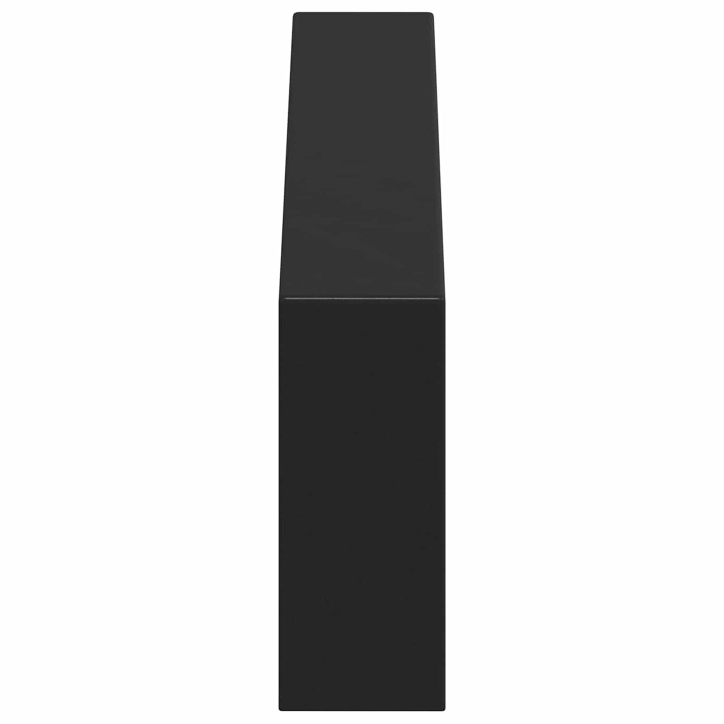 Piedini per mobili 2 pcs Nero 281 x 40,5 x 100 mm Ferro