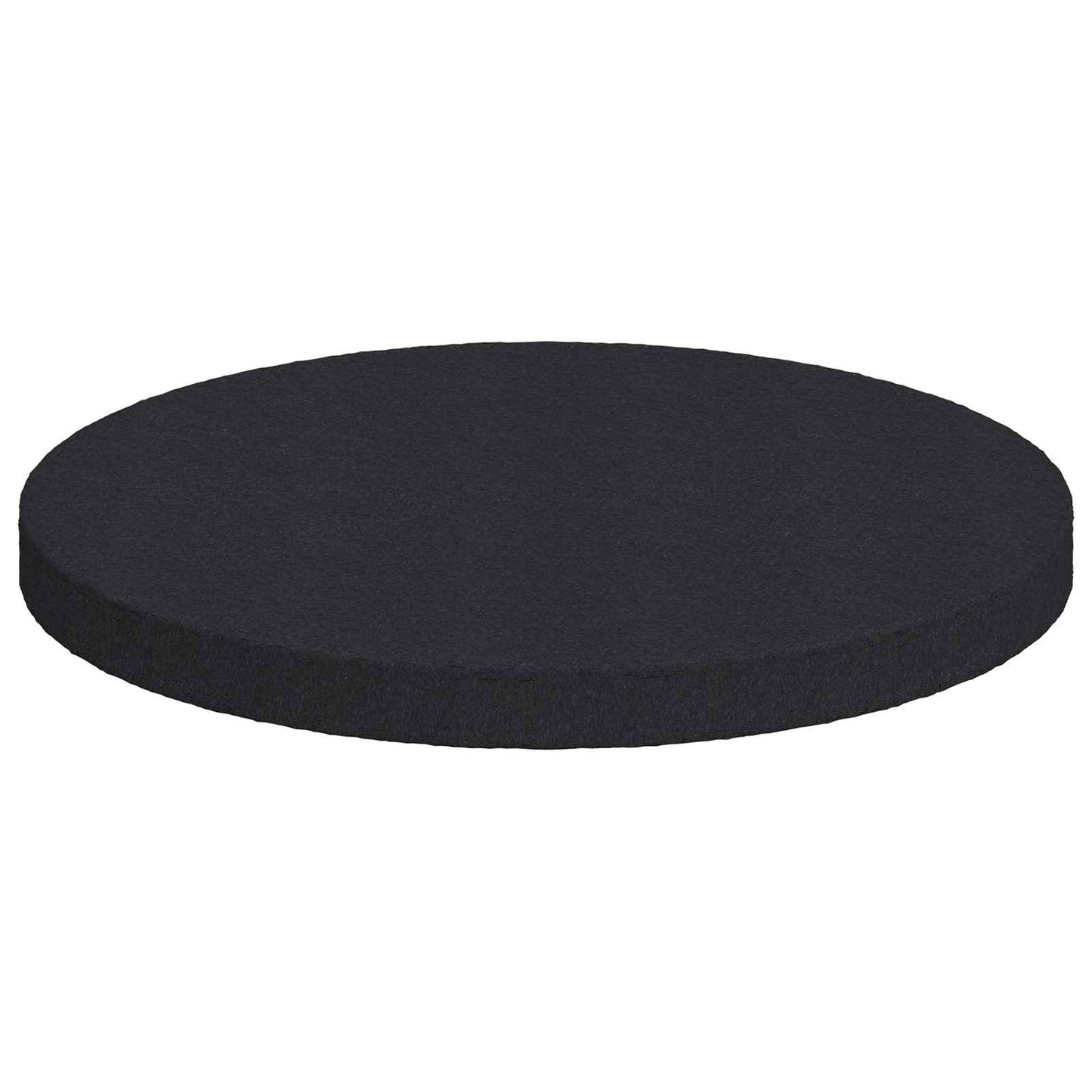 Pannelli per Piedi di Mobili 12 pcs Nero Ø 30 x 2 mm EVA