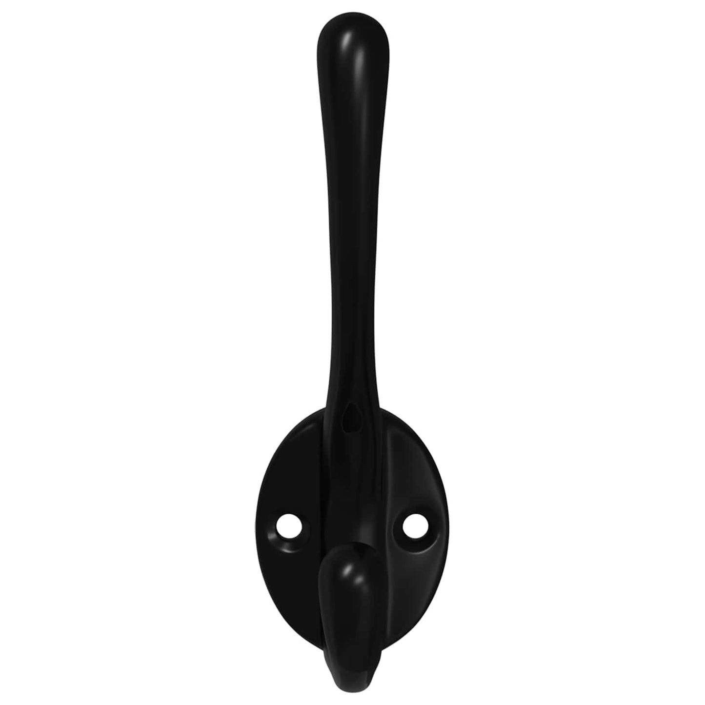 Gancio per vestiti 346 pcs Nero 102 x 29 x 47mm Lega di Zinco