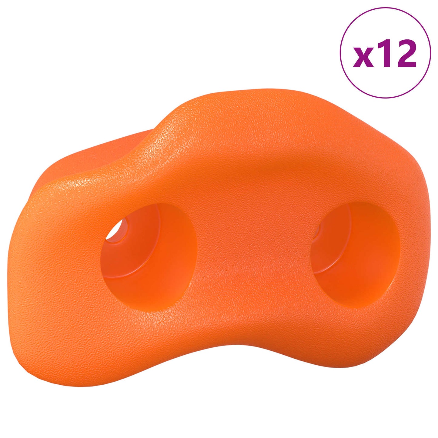 Presina da arrampicata 12 pcs Arancione 100 x 67 x 43 mm PP