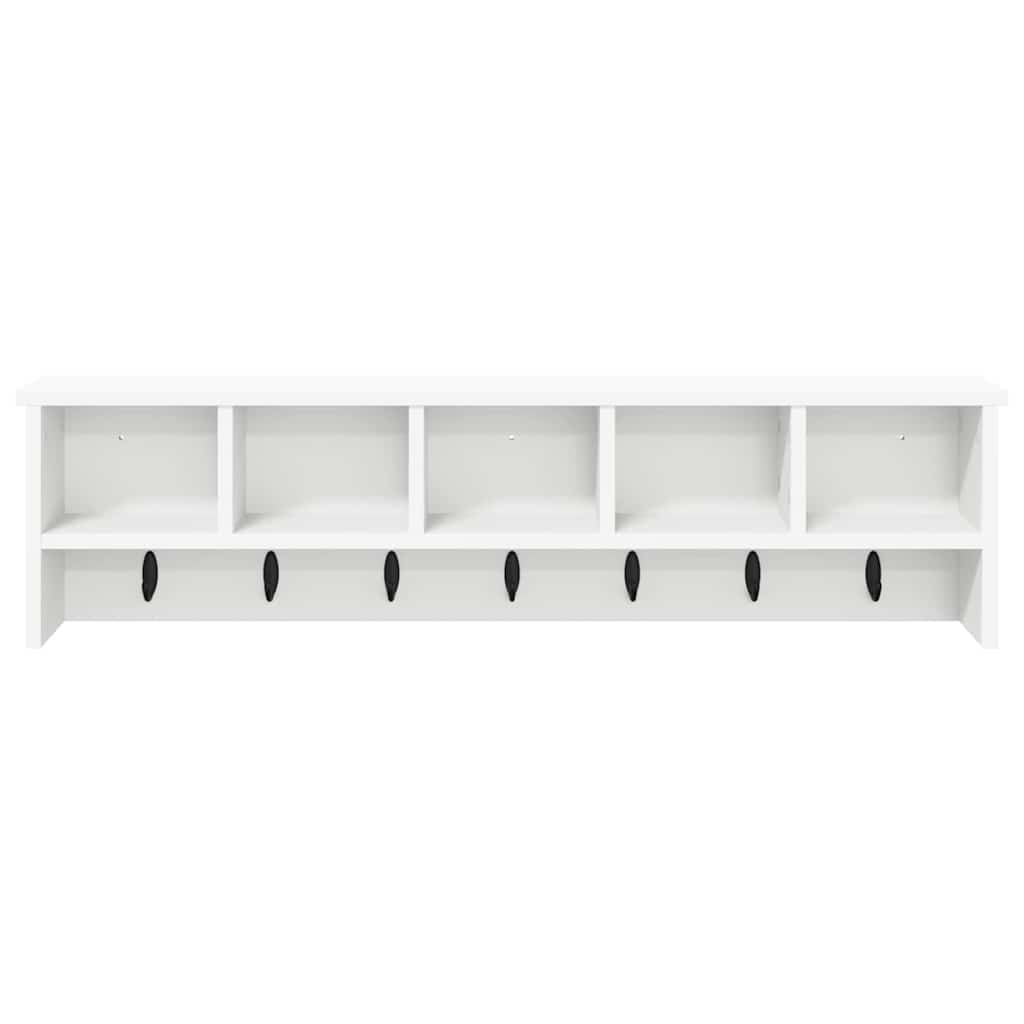 Appendiabiti a muro Bianco 100 x 16 x 26 cm Legno multistrato