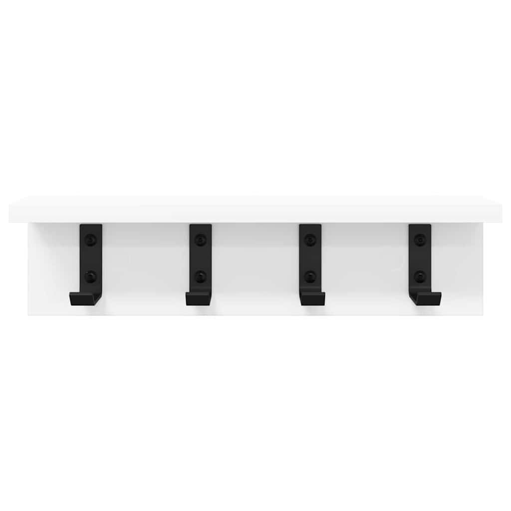 Appendiabiti a muro Bianco 40 x 10,5 x 10,5 cm
