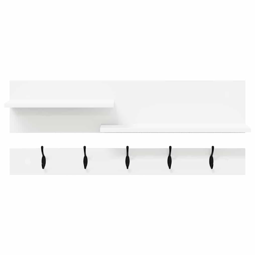 Appendiabiti a muro Bianco 90 x 15 x 36 cm Legno multistrato