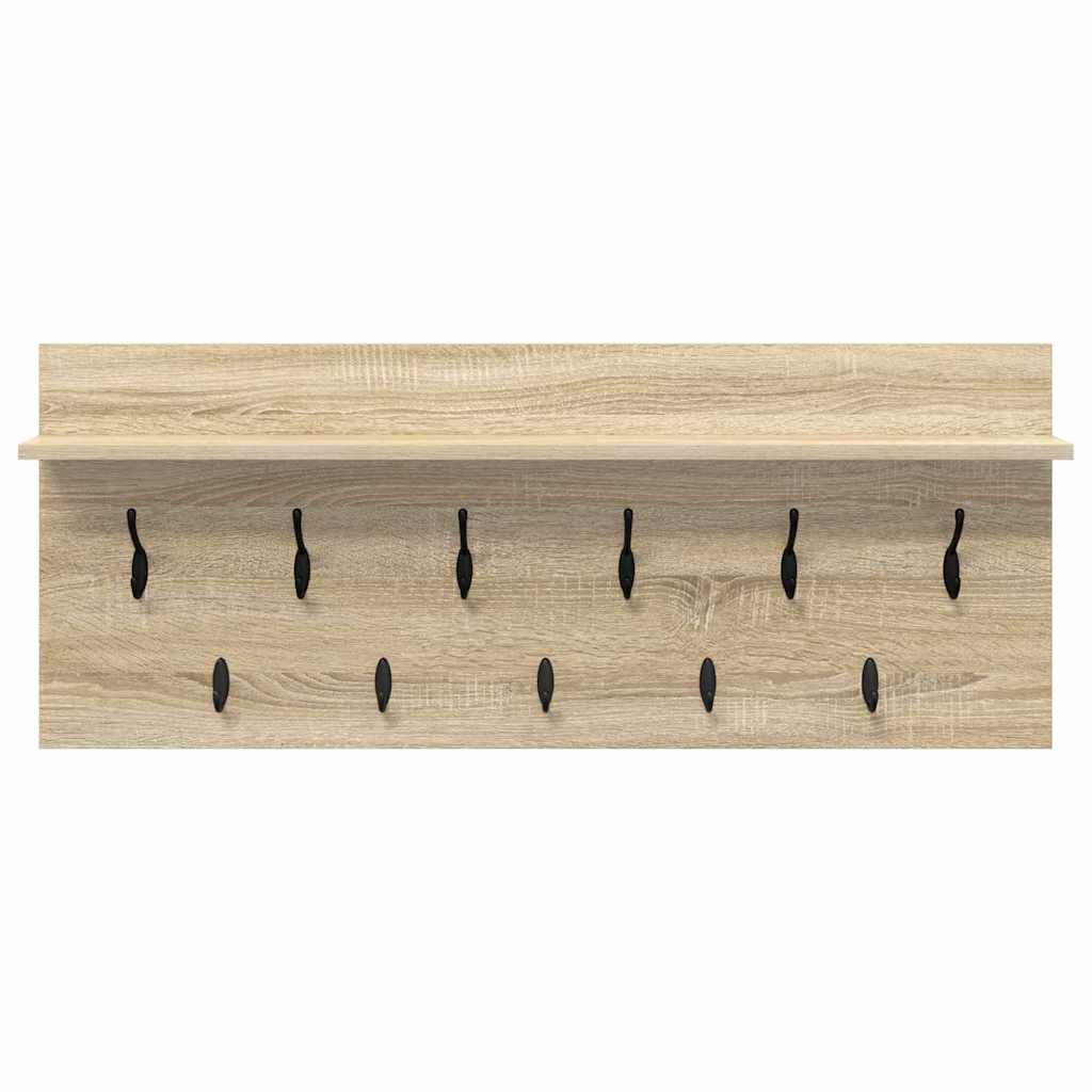 Appendiabiti a muro Rovere Sonoma 100 x 40 x 12 cm
