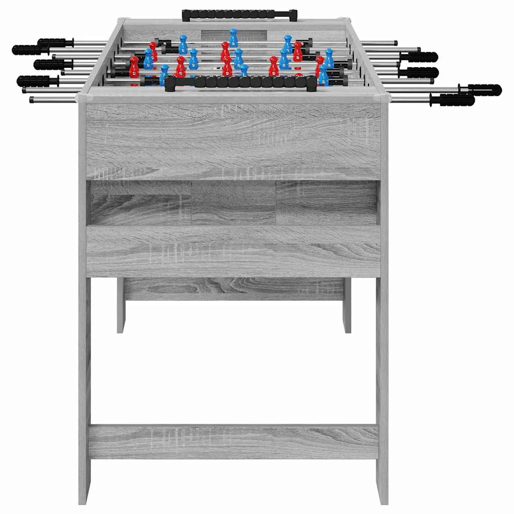 Tavolo da Foosball Sonoma grigia 125 x 60,5 x 80 cm