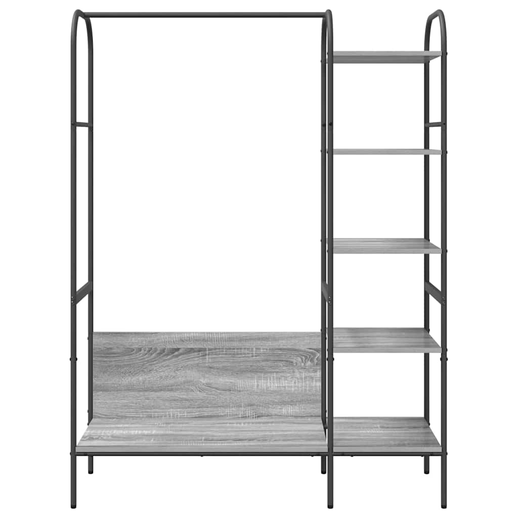 Stendibiancheria Grigio 120 x 44 x 160 cm Legno multistrato
