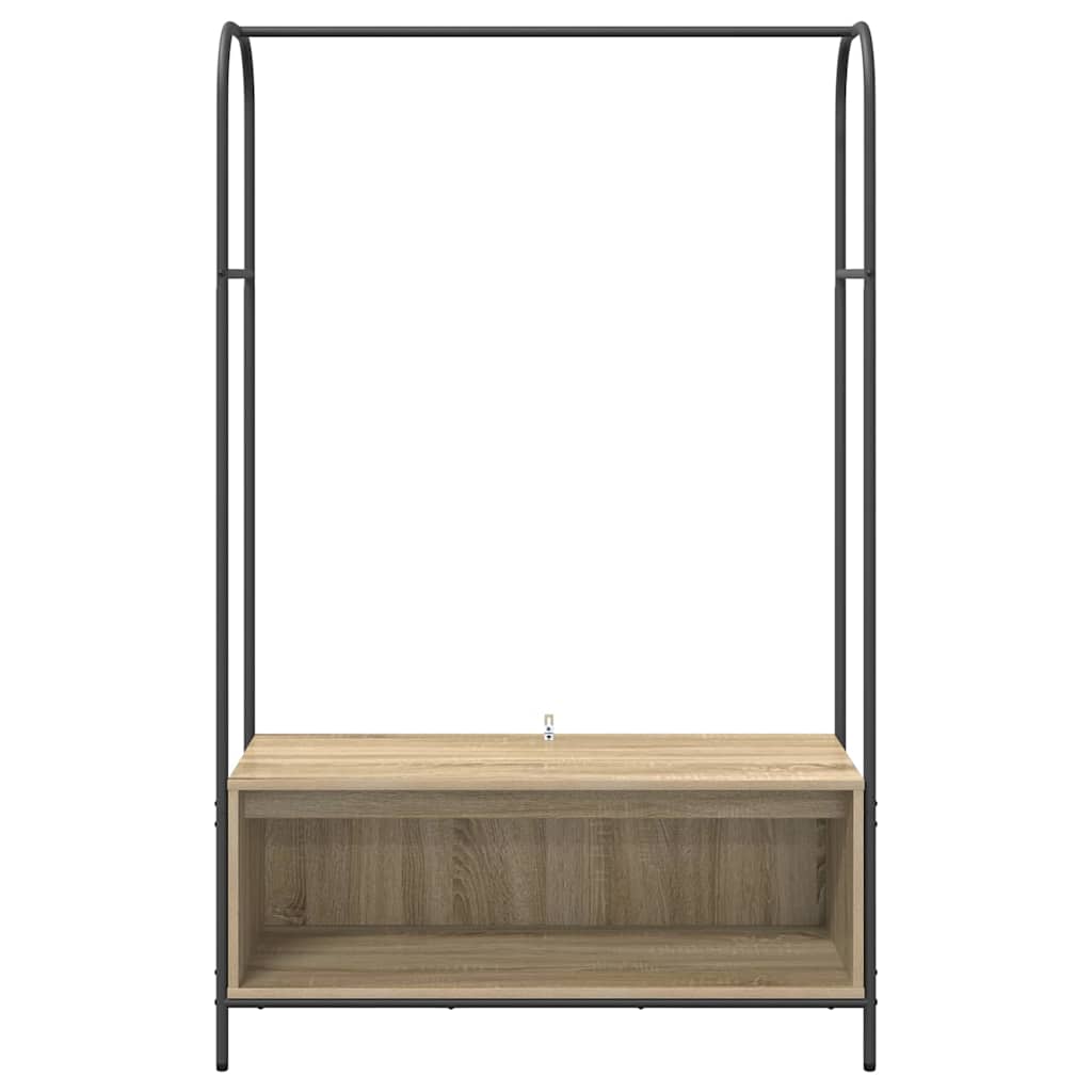 Stendibiancheria Rovere Marrone 100 x 44 x 160 cm