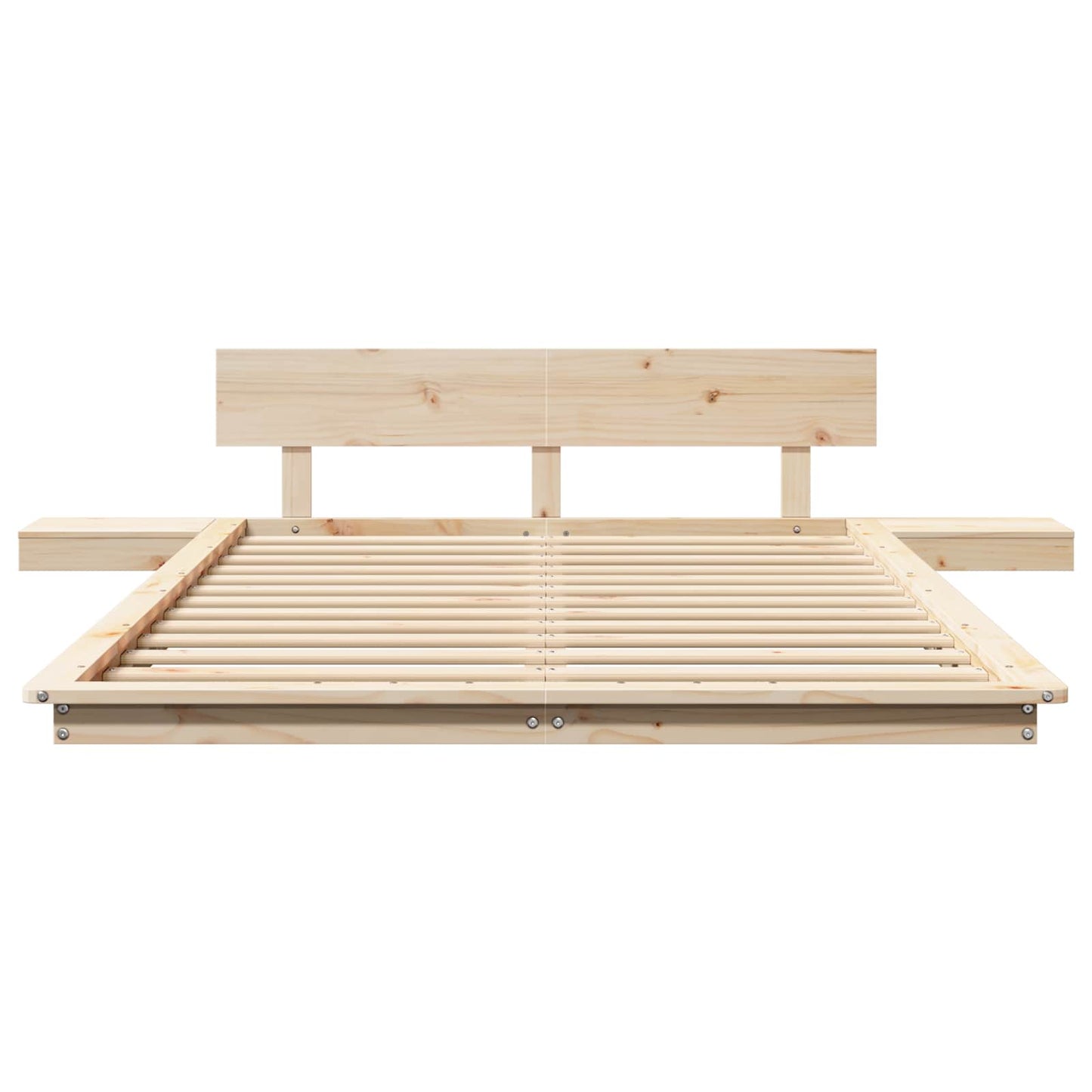 Struttura del letto Marrone 120 x 200 cm legno