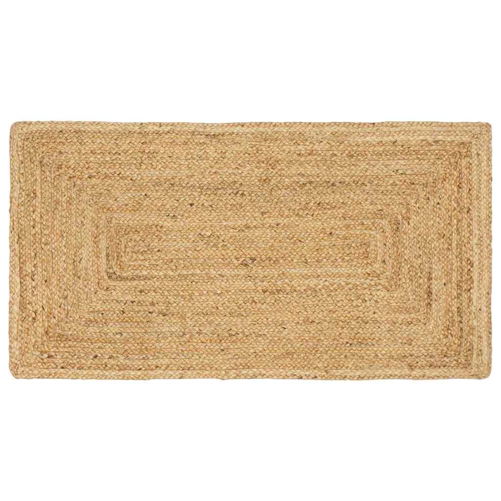 Tappeto da Area Beige 60 x 110 cm Juta