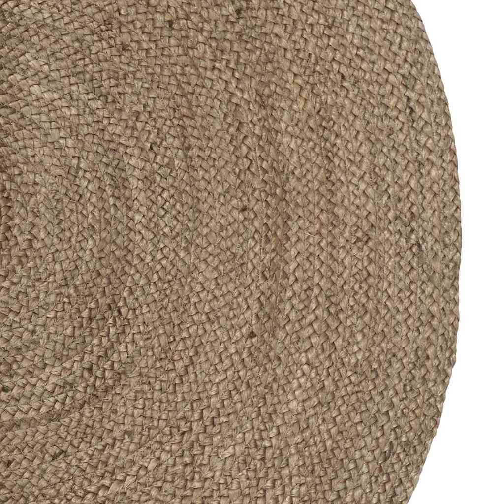 Tappeti per area Ovale Grigio 122 x 183 cm Juta