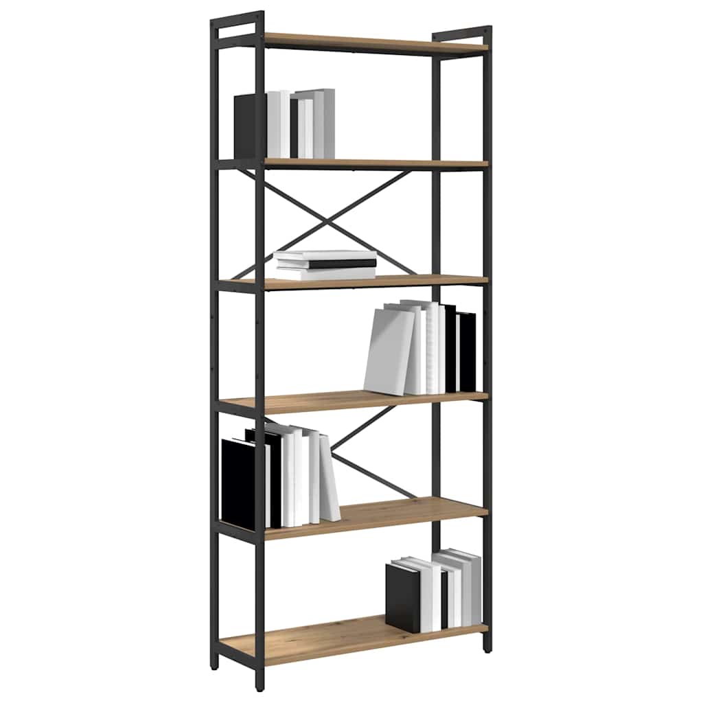 Libreria Rovere artigianale 80 x 30 x 189,5 cm