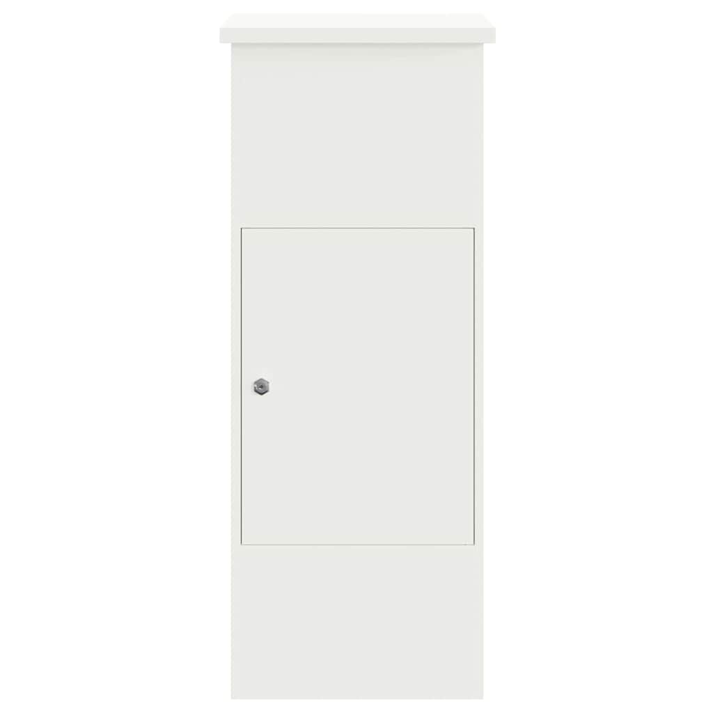 Cassetta per pacchi Bianco 44,5 x 29 x 110,5 cm Acciaio