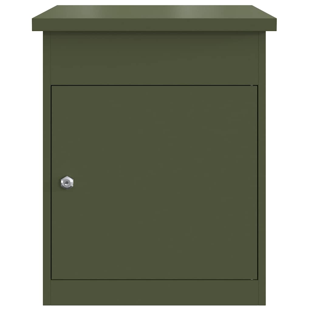 Cassetta per pacchi Oliver verde 47.5 x 38 x 59 cm Acciaio