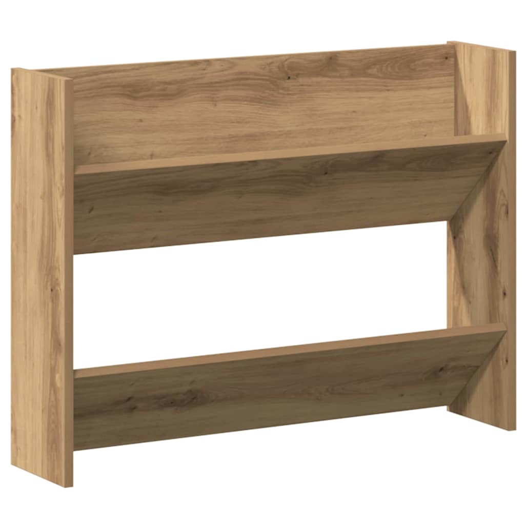 Mobile per scarpe 2 pcs Rovere artigianale 85 x 18 x 90 cm