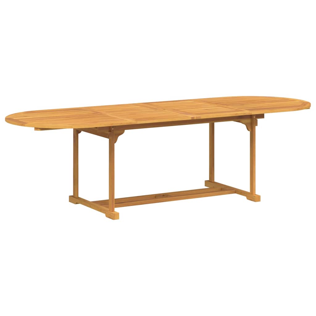 Set da Pranzo per Giardino 9 pcs Legno di teak solido