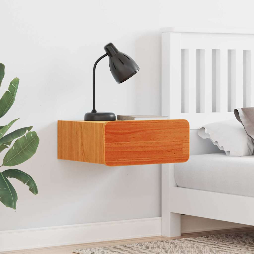Comodino con cassetto 2 pcs Marrone cerato 39 x 34 x 16,5 cm