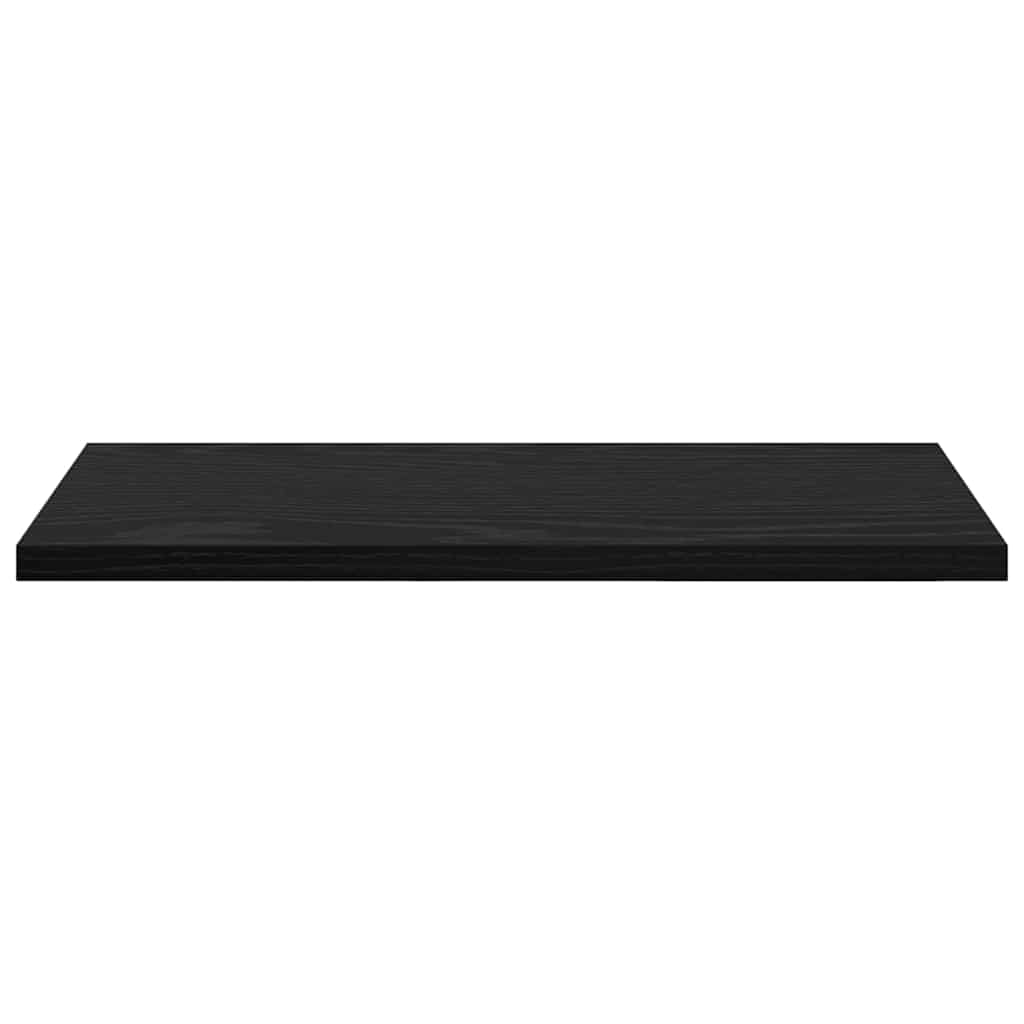 Scaffale 4 pcs Nero 40 x 20 x 1,5 cm Legno multistrato