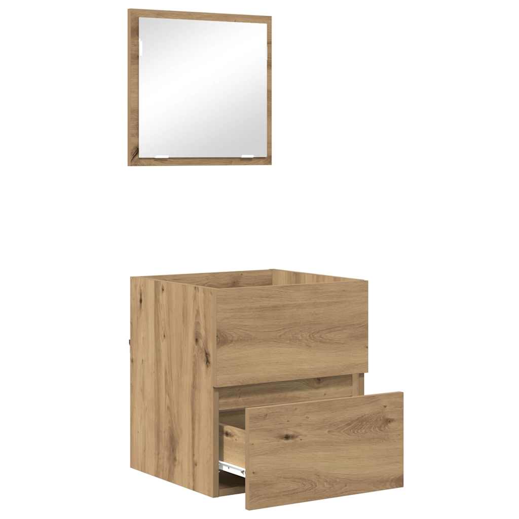 Mobile da Bagno Rovere artigianale 41 x 38,5 x 45 cm