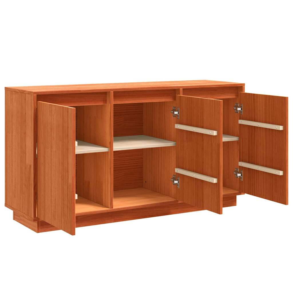 Credenza Rovere Marrone 111 x 34 x 60 cm Pino massello