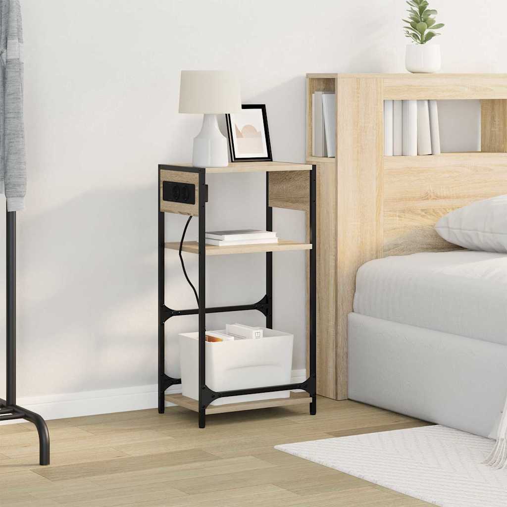 Armadio da Notte Rovere Sonoma 40 x 27 x 76 cm