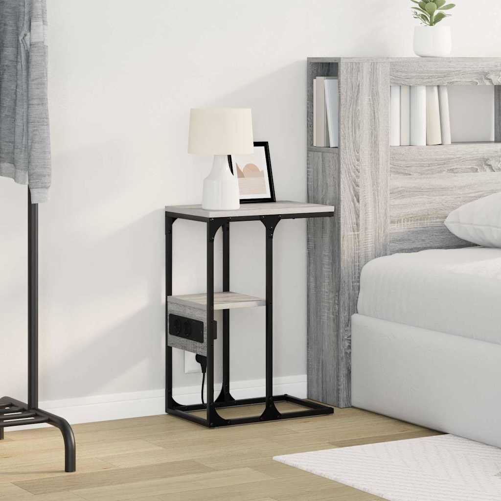 Armadio da Notte con cassetto Grigio sonoma 41.5 x 26 x 60.5 cm