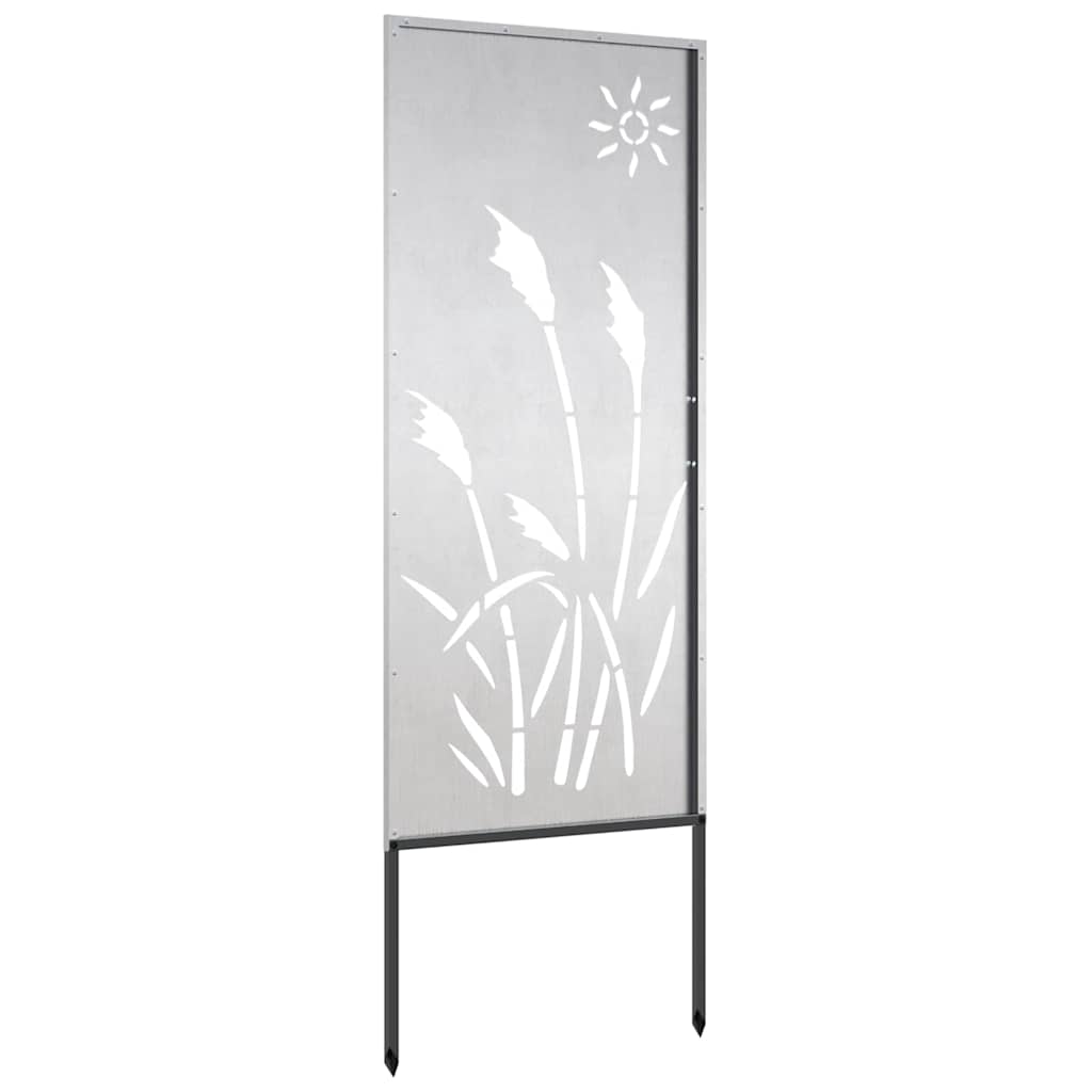 Schermo per privacy in giardino Traforo Argento 50 x 140 cm