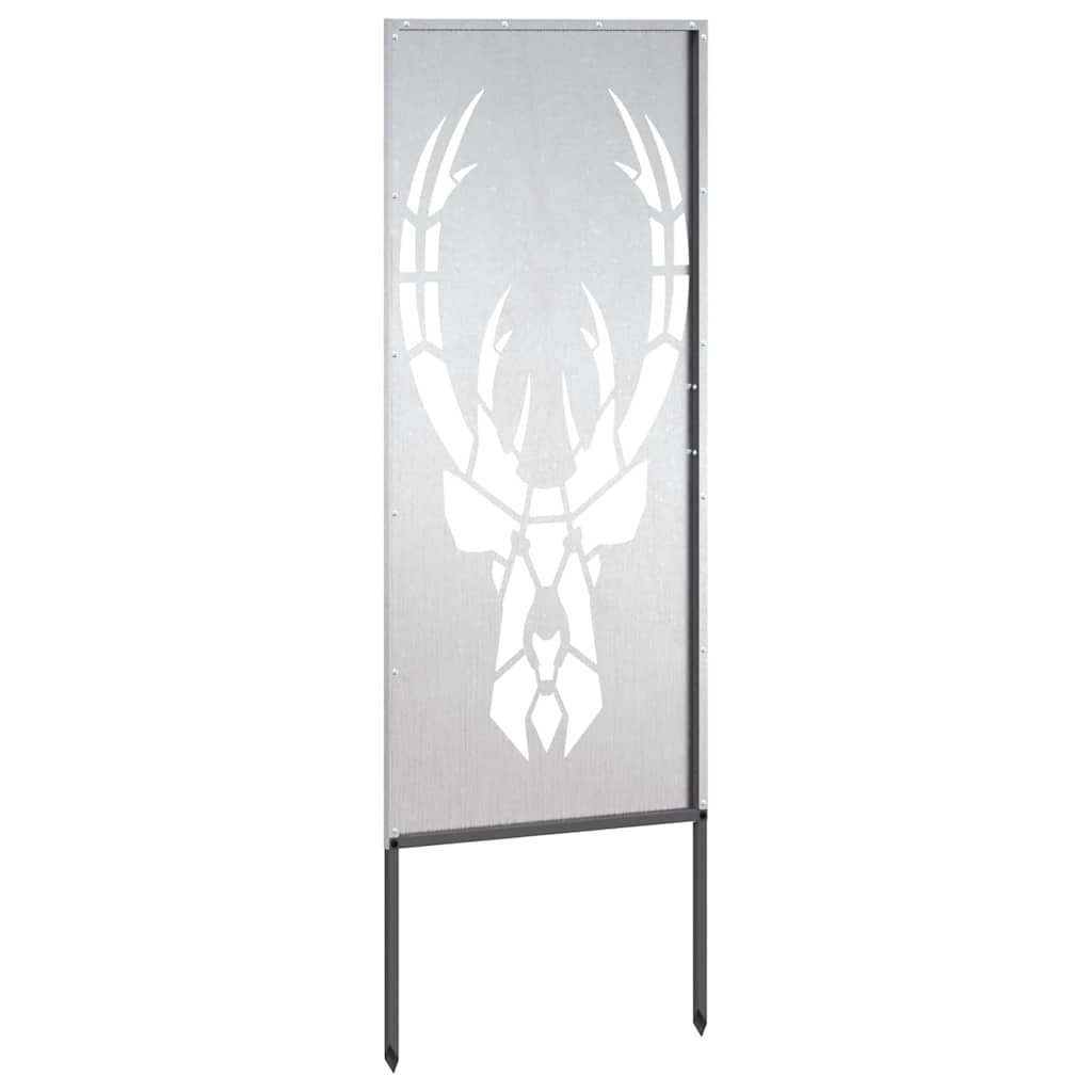 Schermo per privacy in giardino Argento 50 x 140 cm
