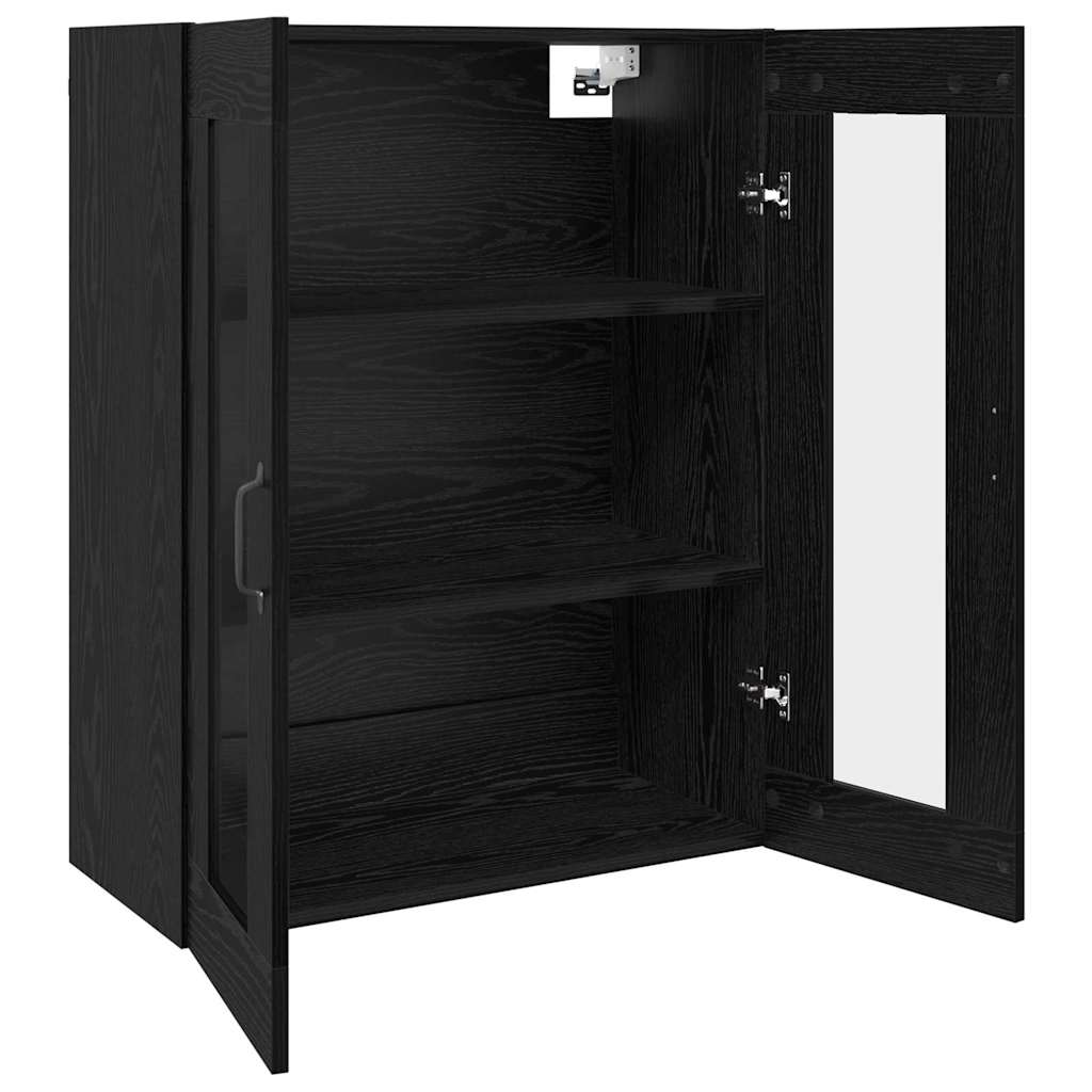 Mobiletto da parete appeso Nero 69.5 x 34 x 90 cm
