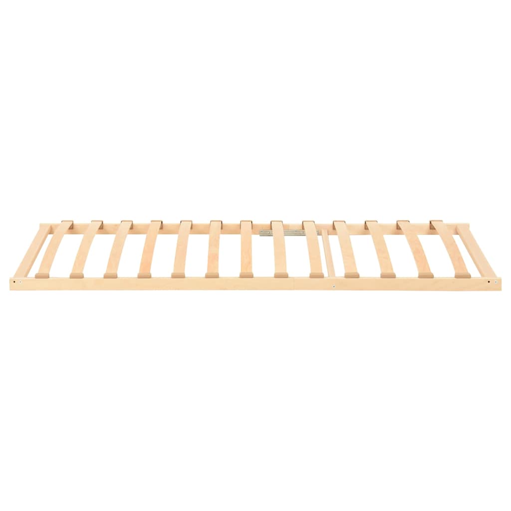 Base a doghe Marrone 100 x 190 cm Legno massello di faggio