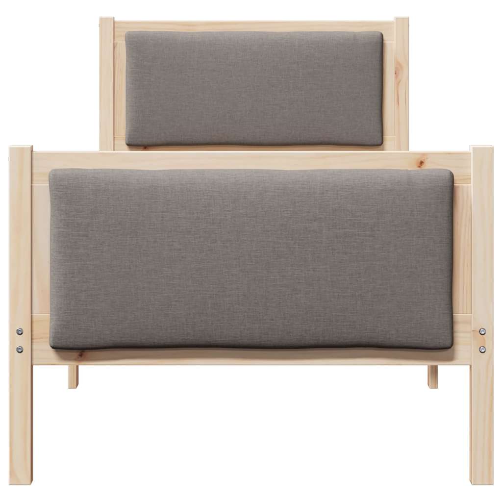 Struttura del letto con testiera Talpa 75 x 190 cm Tessuto