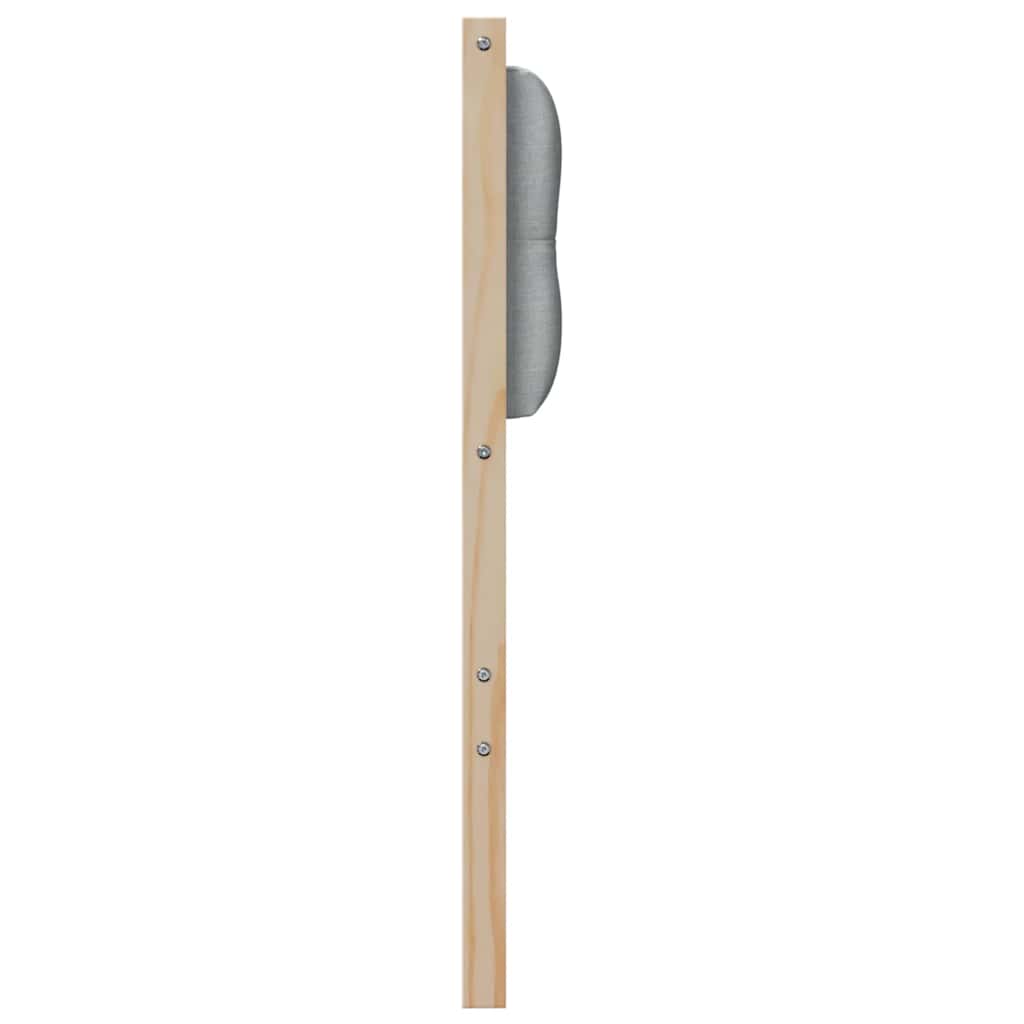 Testiera Marrone e grigio chiaro 160 cm Legno di pino massello