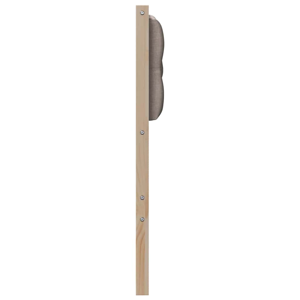 Testiera Altro Marrone e taupe 100 cm Legno di pino massello