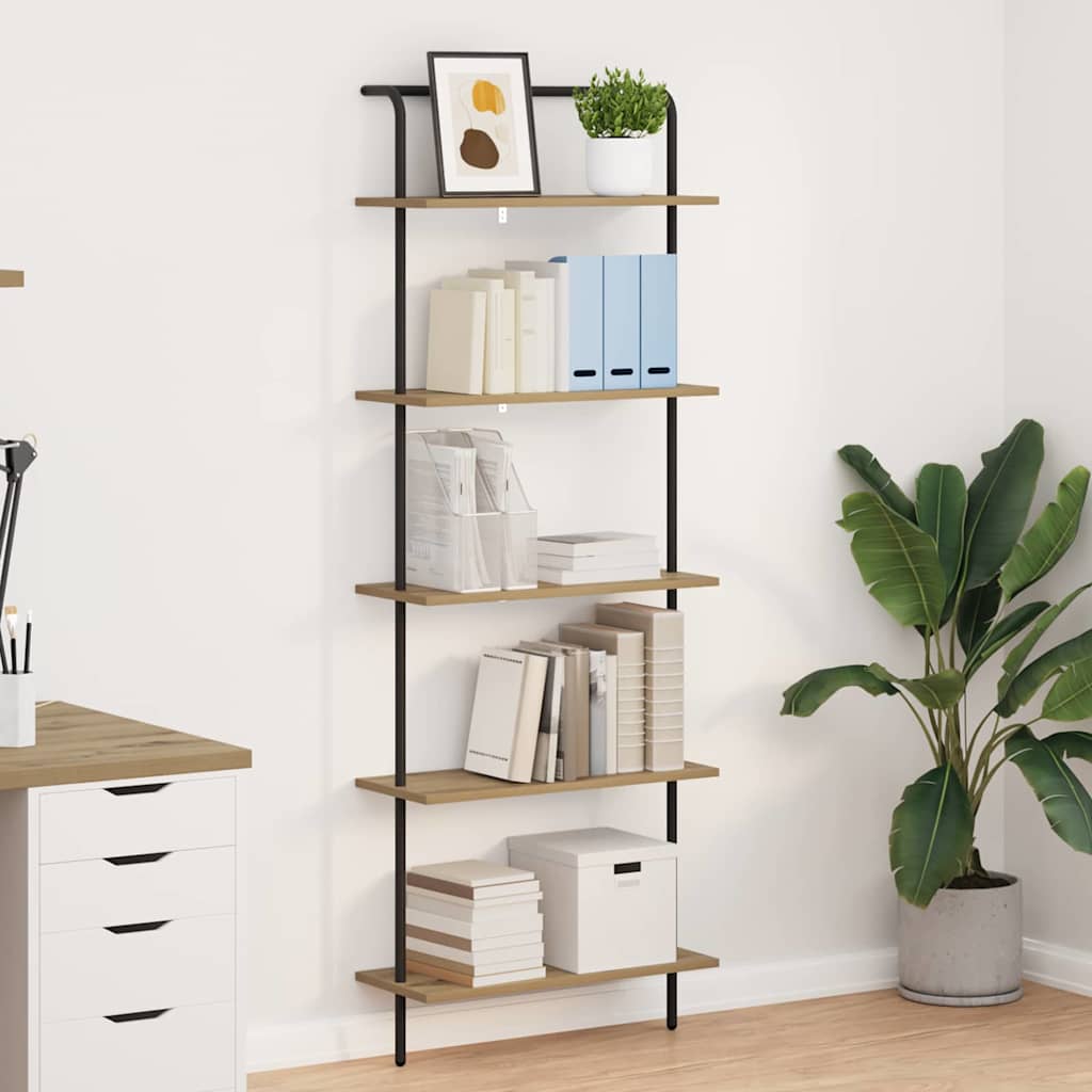 Libreria Rovere artigianale 60 x 24 x 168 cm Legno multistrato