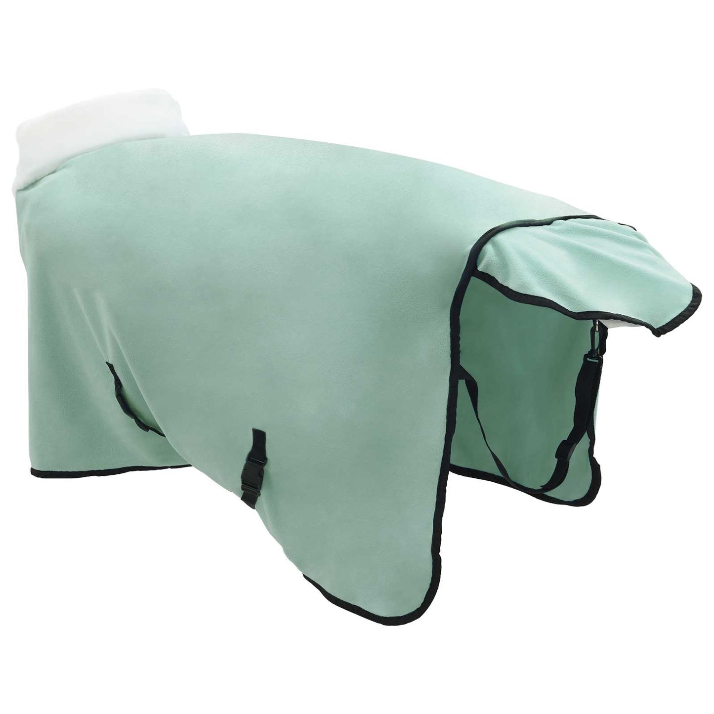 Coperta per Cavalli Verde scuro completo 75 cm Felpa in pile