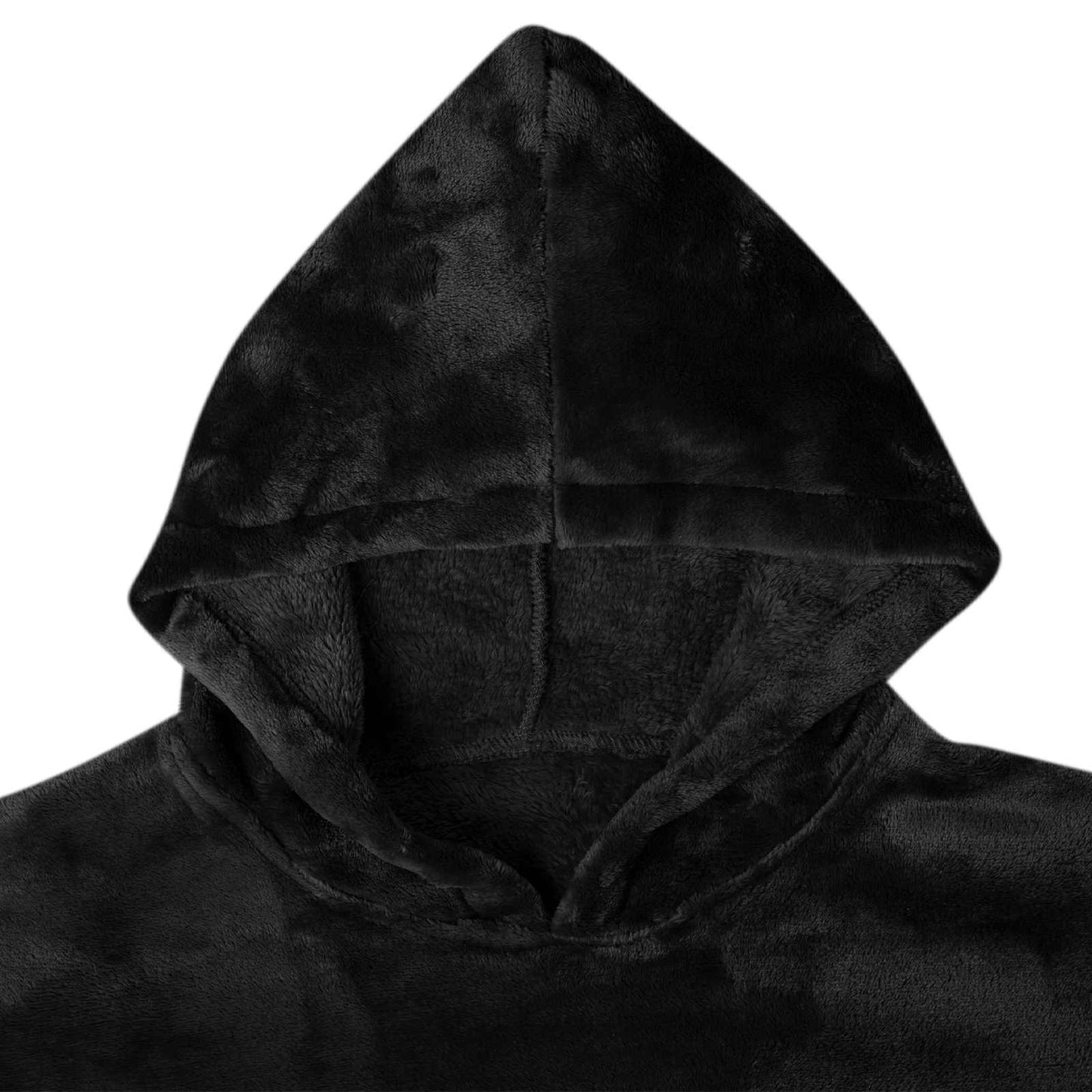 Felpa coperta Nero m Flanella
