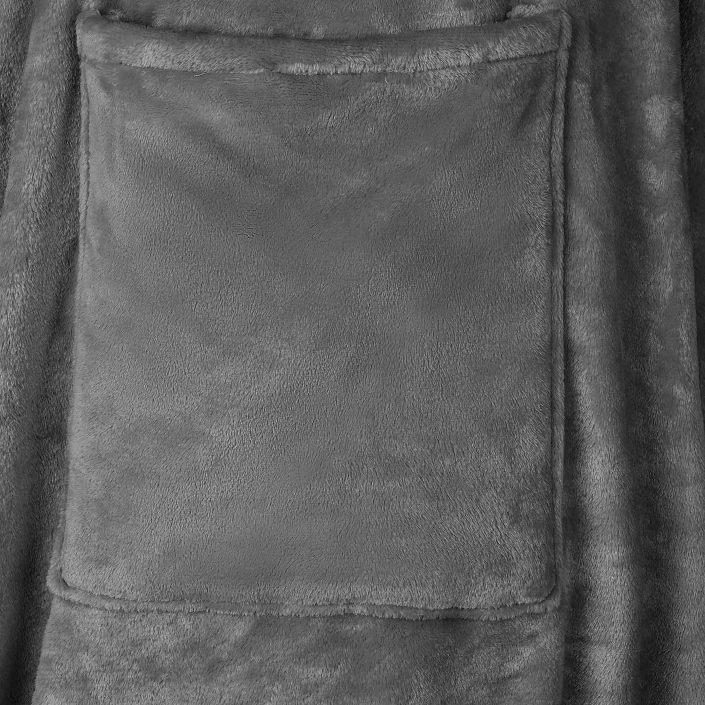 Felpa coperta Grigio scuro F Flanella