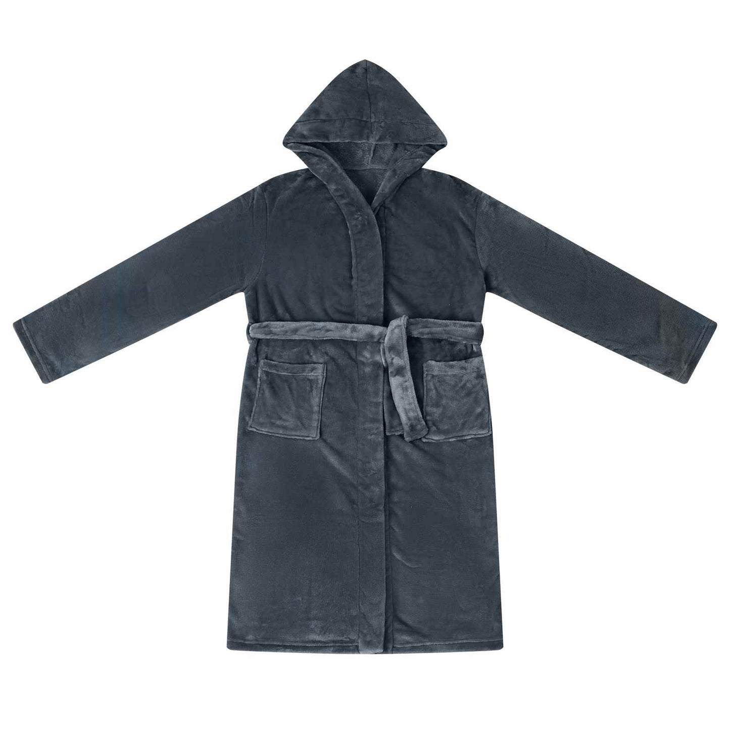 Accappatoio con Cappuccio Blu navy xl Flanella
