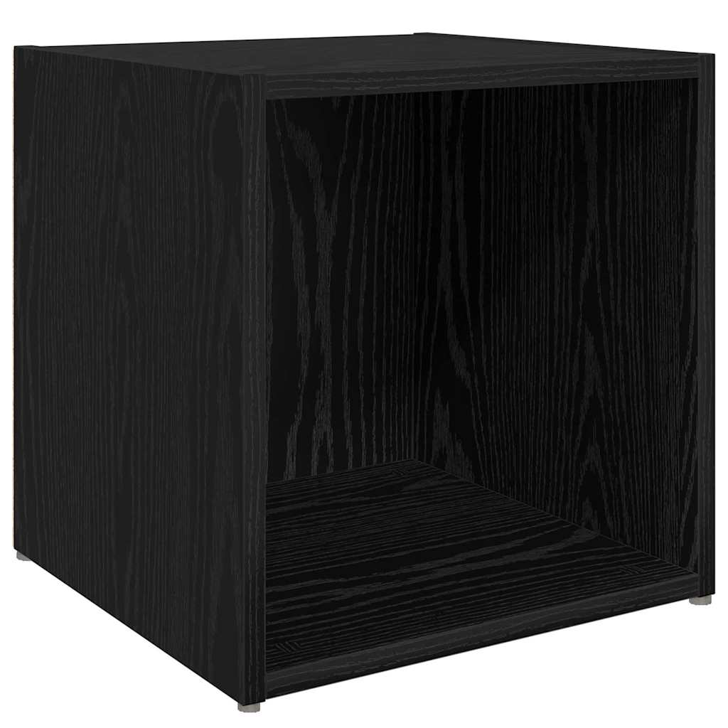 Set di mobili TV 8 pcs Rovere Nero Legno multistrato