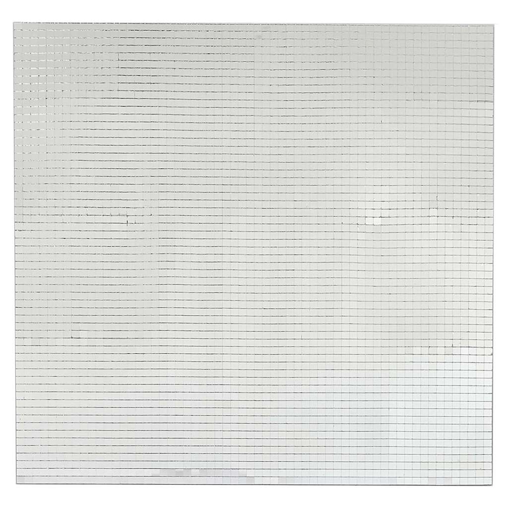 Piastrella a Mosaico con Specchio 12 pcs Argento 30 x 30 cm