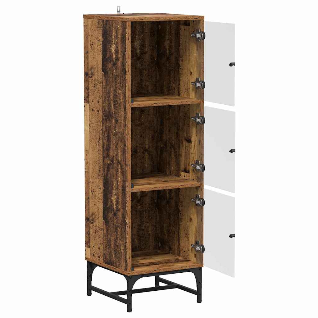 Credenza Legno vecchio 35 x 37 x 117 cm