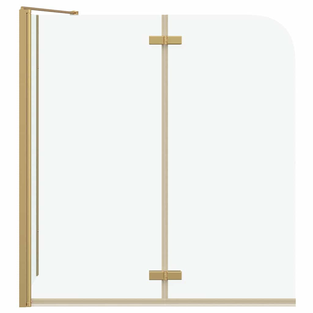 Involucro Doccia Oro 120 x 68 x 130 cm Vetro ESG e Alluminio