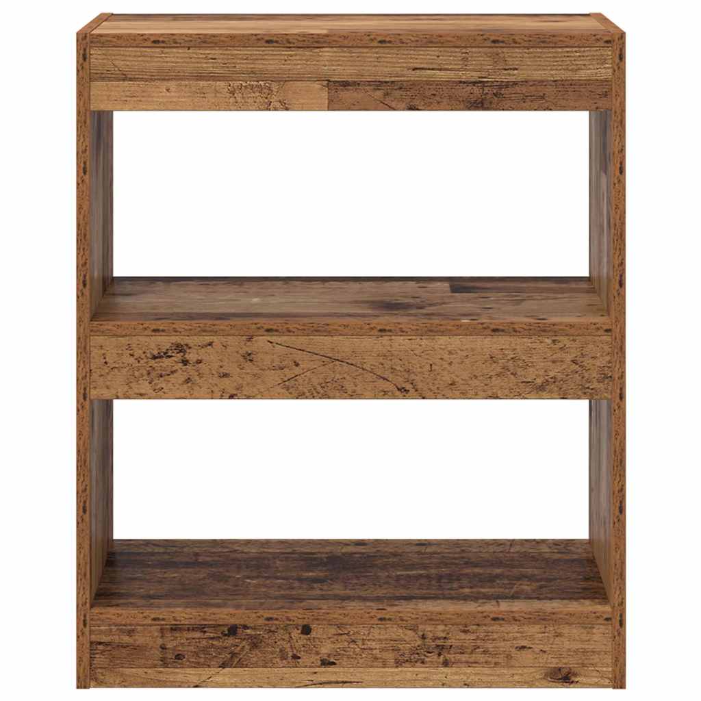 Armadio per Libri Legno vecchio 60 x 30 x 72 cm