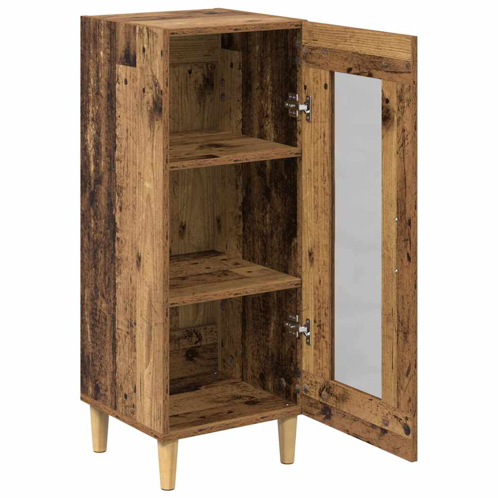 Credenza Legno vecchio 34.5 x 32.5 x 90 cm Legno multistrato