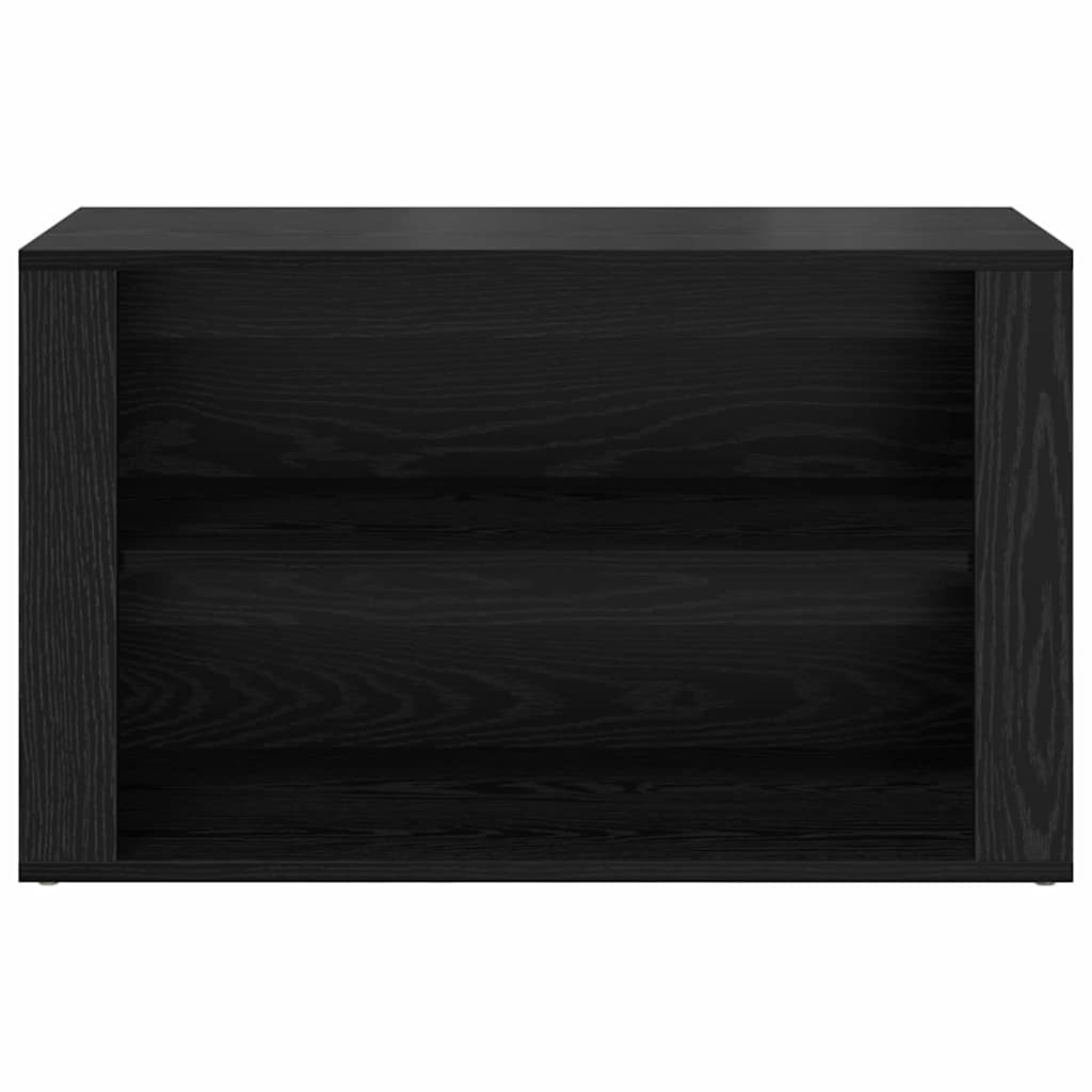 Scarpiera Rovere nero 75 x 35 x 45 cm Legno multistrato