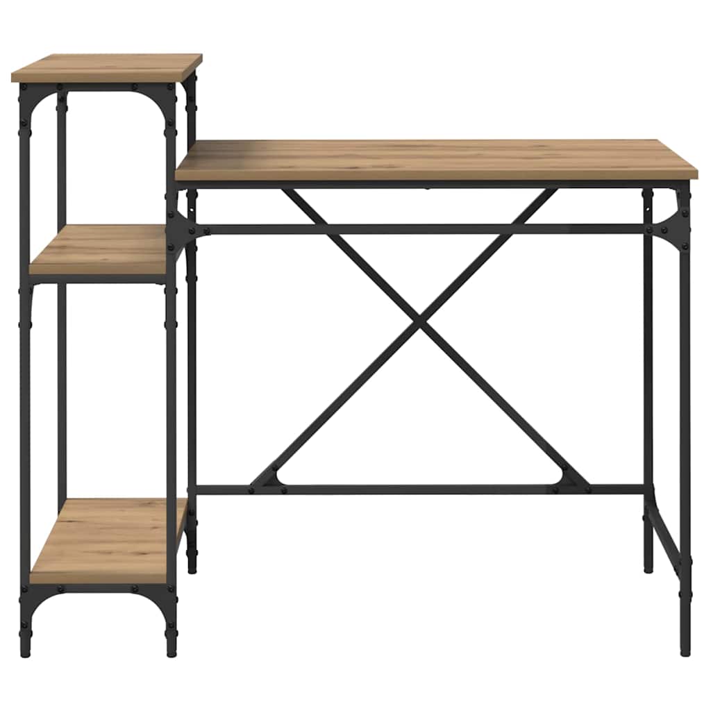 Scrivania Rovere artigianale 105 x 50 x 90 cm Legno multistrato