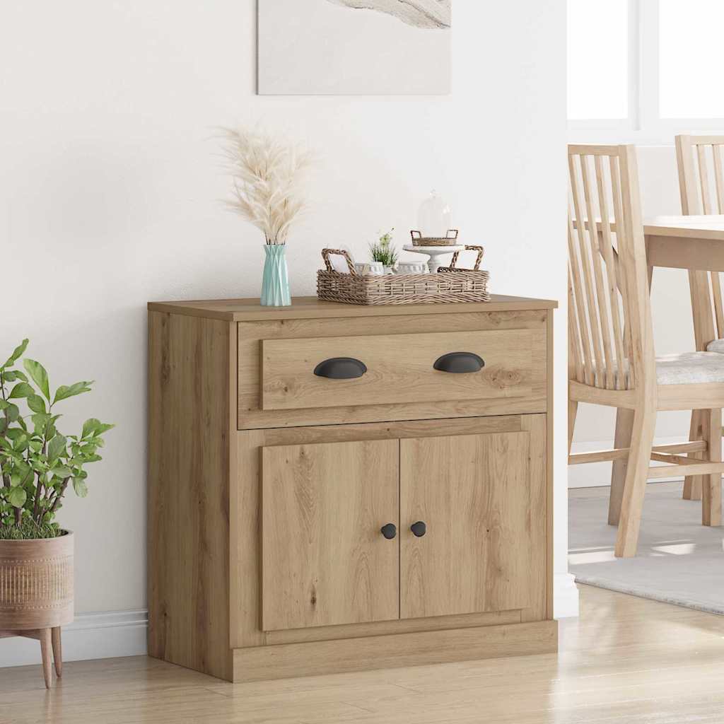 Credenza con cassetto Rovere artigianale 70 x 35,5 x 67,5 cm
