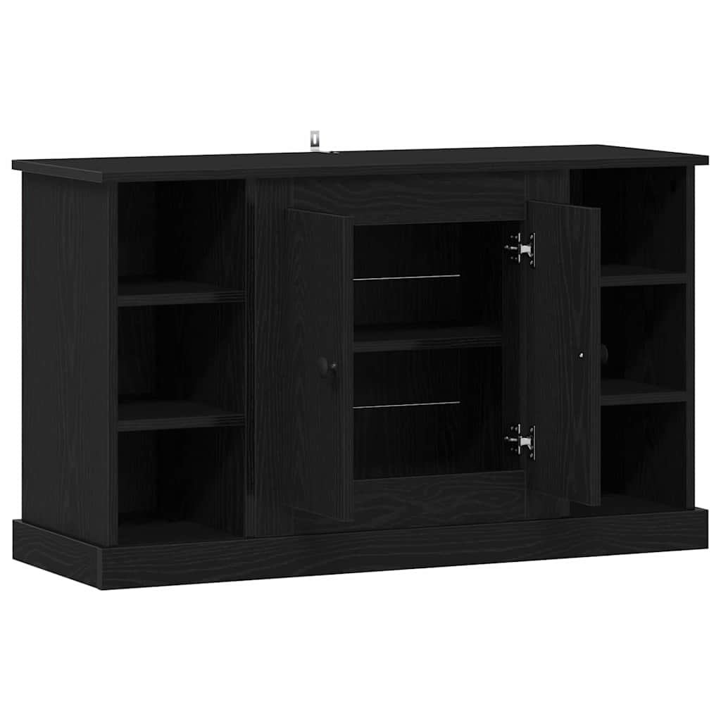 Credenza Rovere Nero 100 x 35,5 x 60 cm Legno multistrato